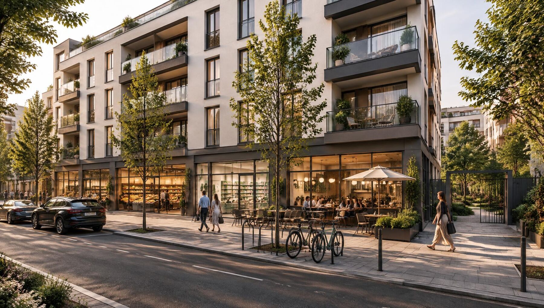 Front comercial activ la Str. Atelierele Noi